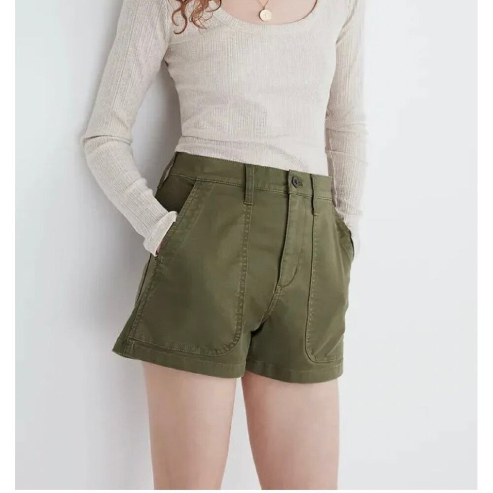 Madewell Women's Perfect Vintage Military Short Size 30 New Without Tags